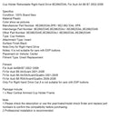 Cup Holder Retractable Right Hand Drive 8E2862534L For Audi A4 B6 B7 2002-2008