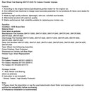 Rear Wheel Hub Bearing 28473-FJ020 For Subaru Forester Impreza