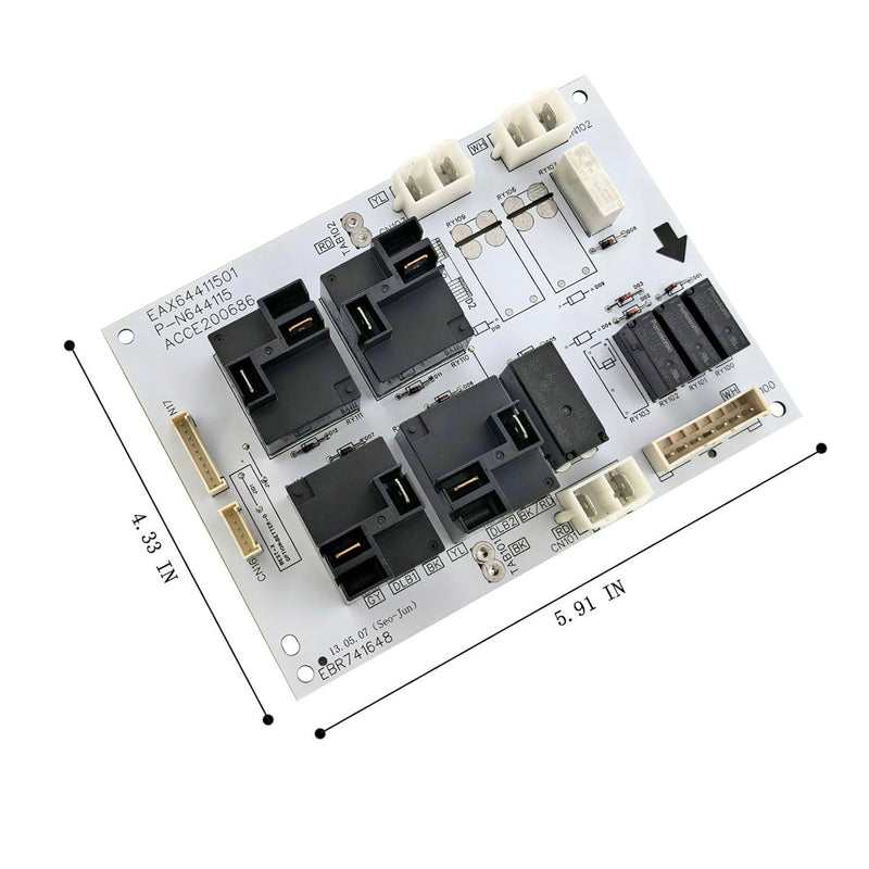 Relay Control Board EBR 74164805 For LG Range/Stove/Ovens