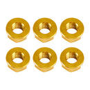 ALU M10 GOLD SPROCKET NUT SET FOR DUCATI STREETFIGHTER V2 V4 1260 X DIAVEL 1260