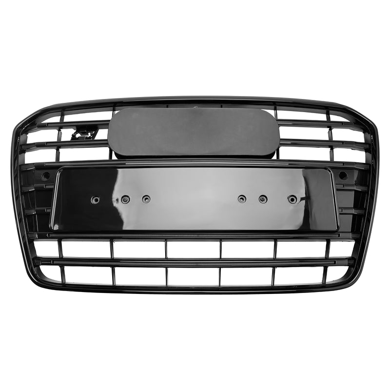 S5 Style Front Bumper Grille Grill Fit Audi A5 S5 B8.5 2013-2016 Black