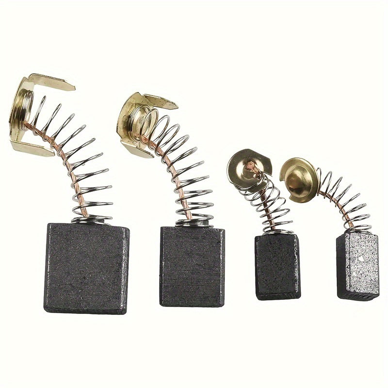 40Pcs 10 Sizes Electric Motor Carbon Brushes Replacement For Power Tool