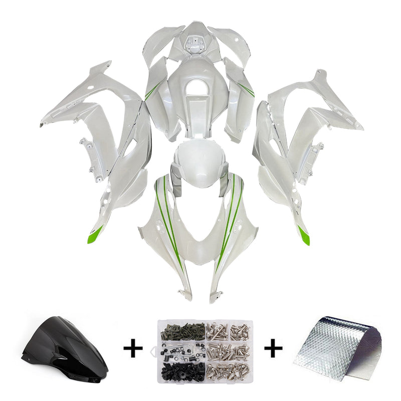 Injection Fairing Kit Bodywork Plastic ABS fit For Kawasaki ZX10R 2016-2020
