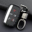 Leather Silicone Car Key Case Cover With Buckle For Range Rover