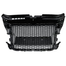 RS3 Style Honeycomb Front Bumper Grille Grill Fit Audi A3 8P 2008-2013