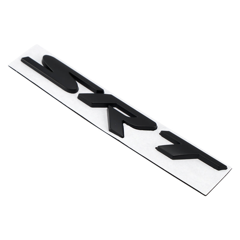 Rear Tailgate SRT Decal Emblem for Challenger Trunk Lid Badge Black