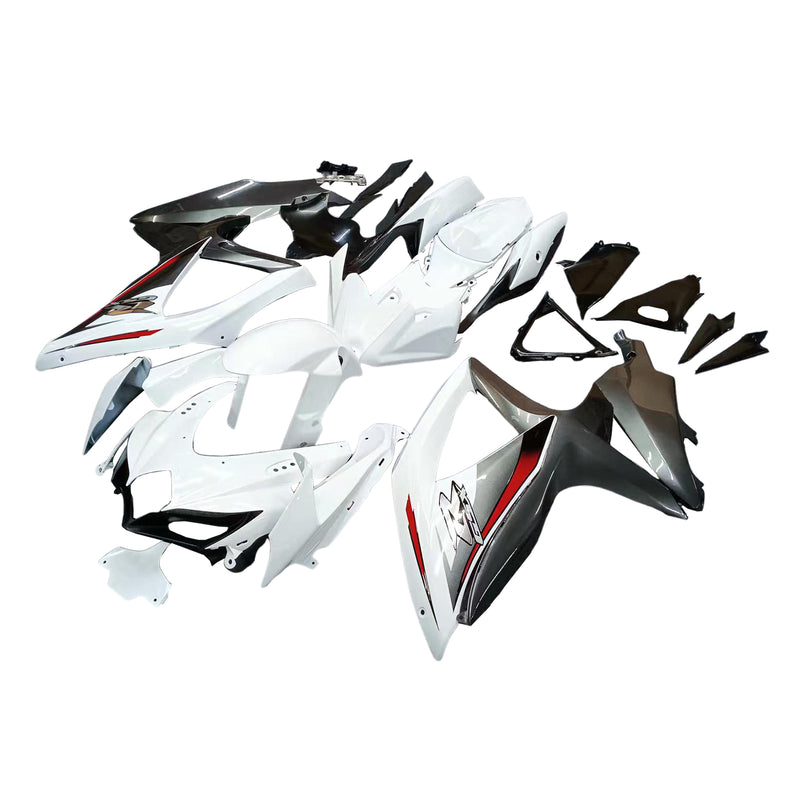 Amotopart Suzuki GSXR 600/750 2008-2010 K8 Fairing Kit Bodywork Plastic ABS