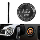Black Start Stop Engine Button Crystal For BMW E Chassis E90 E92 E93 E64 E46