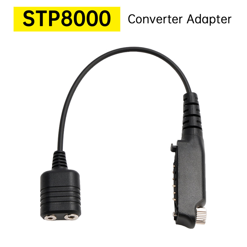 K Interface Headset Port Converter Cable for Sepura STP8038 STP8040 STP8080