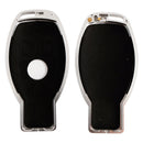 Benz GLC GLK CLS Leather Alloy Aluminum TPU Car Key White Case Cover