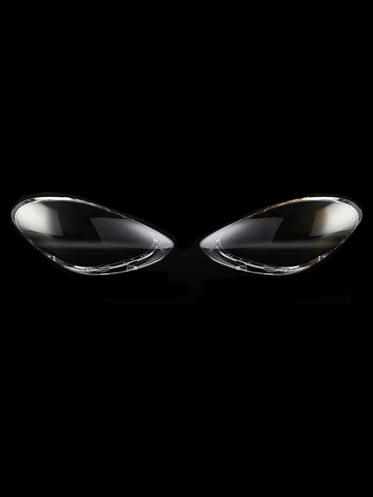 2Pcs Front Headlight Lens Cover Shell Clear For Porsche Panamera 2017-2020
