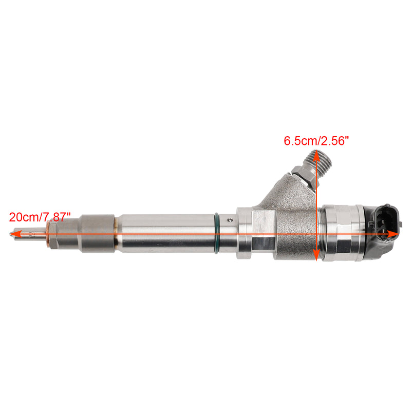 Chevrolet Silverado 2500 3500 6.6L V8 LLY 2004.5-2005 1PCS Fuel Injector 0445120027 0986435504