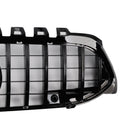 GT-Style Front Bumper Grille Fit Mercedes Benz A-Class W177 2019-2023 Black