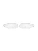 2PCS Front Headlight Glass Clear Cover For BMW 1-Series E81 E82 E87 E88 03-11