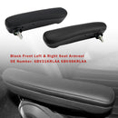 Black Front Left & Right Seat Armrest 6BV31KRLAA For Fiat 500 Abarth 2016-2019