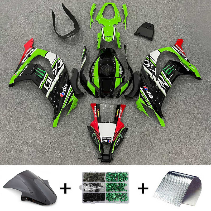 Amotopart Kawasaki ZX10R 2011-2015 Fairing Kit Bodywork Plastic ABS