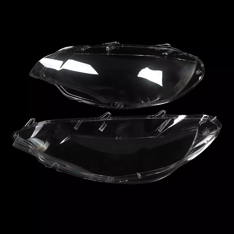 2PCS Clear Headlight Lens Cover Headlamp Left+Right For BMW E71 X6 2008-2014