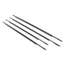 4PCS Door Glass Belt Outer Molding Weatherstrip For Toyota Prius 2010-2015