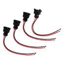 4-EV1 Fuel Injector Connector Plug Clip Pigtail Quick Disconnect Fit Daewoo