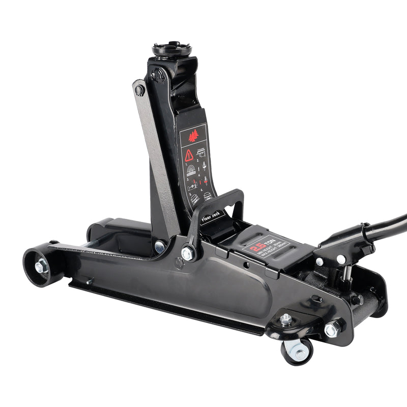 Low Profile Floor Jack 2.5 Ton (5500 lbs)  3.35"-14.17" Height Lifting Range