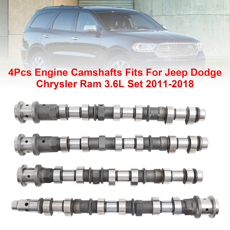 Dodge Journey 2011-2019 3.6L 4Pcs Engine Camshafts 05184377AF 05184378AF 05184379AF 05184380AF