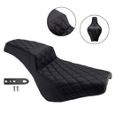 2021-2025 Street Bob 114 Softail Ribbed Complete Cushion Rider Passenger Seat