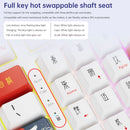 98-Key 2.4G Wireless Bluetooth Three-Mode Mechanical Keyboard RGB Hot-Swappable