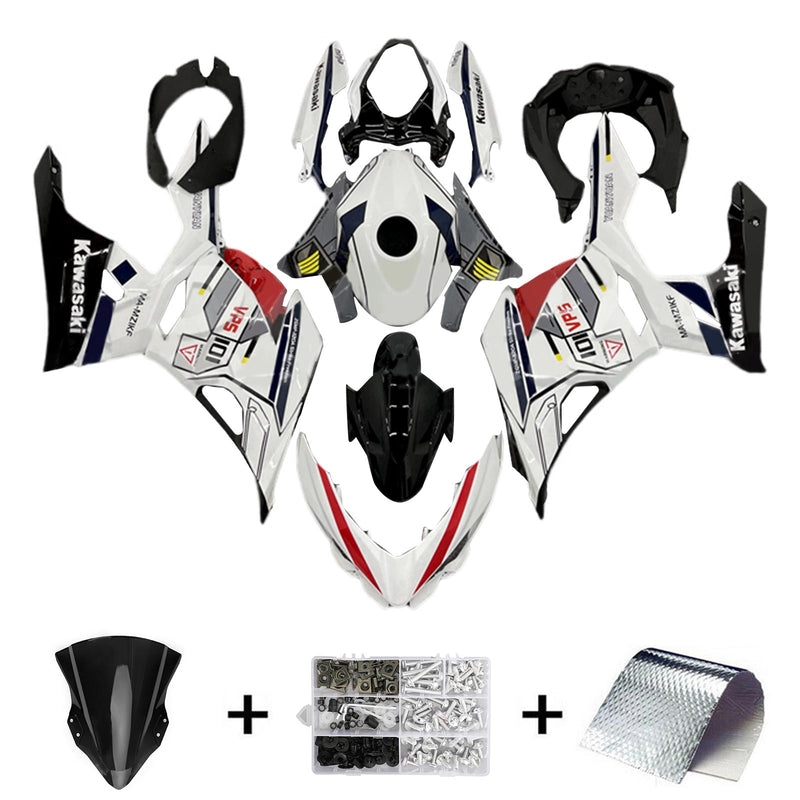 Amotopart Kawasaki EX400 Ninja400 2018-2023 Fairing Kit Bodywork Plastic ABS