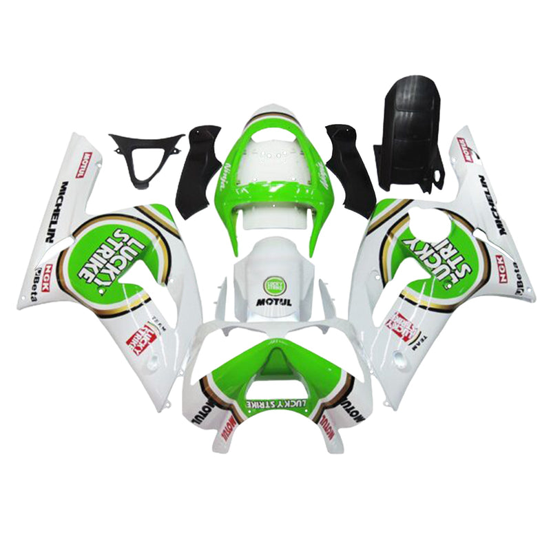 Injection Fairing Kit Bodywork Plastic ABS fit For Kawasaki ZX6R 636 2003-2004