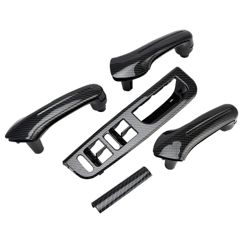 5x Window Switch Panel Bezel Door Handle Trim Set For VW Jetta MK4 1999-2004