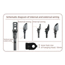 Set Of 2 Universal Surround Sound Adjustable Height Speaker Stand Bracket