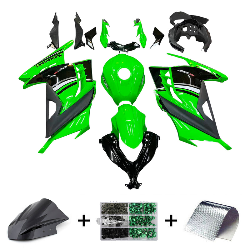 Amotopart Kawasaki EX300/Ninja300 2013-2017 Fairing Kit Bodywork Plastic ABS