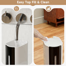 2.4gal/9L Bedroom Silent Humidifier Suitable for Large Room, 3-Speed Ultrasonic Cool Mist Humidifier, Purification and filtration function, Built-in UV lamp ，Suitable for Indoor Pet Friendly, Babies Friendly Plant Friendly