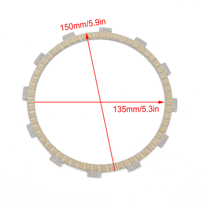 Clutch Friction Plate Kit fit for Honda RVT1000R RVT RC51 2006 22201-MAT-E00