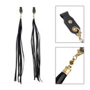 Handlebar Tassel Brake Lever Grip Decoration Black For Dyna Road Glide Road King