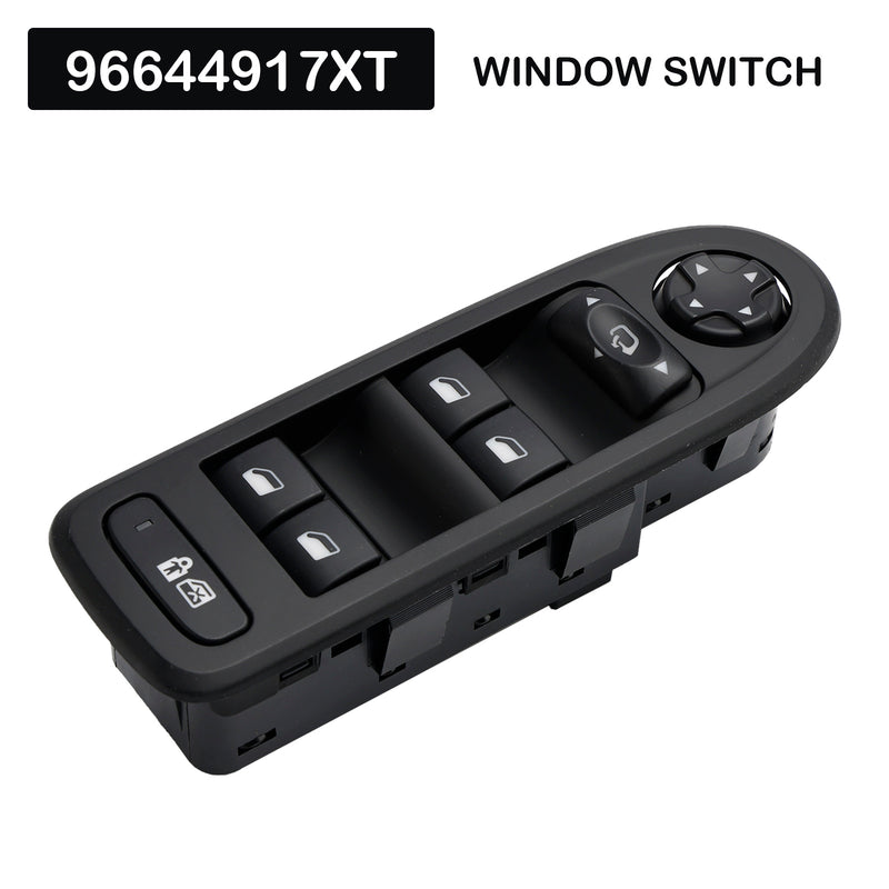 Drivers Front Window Switch 96644917XT for Citroen C5 2008-2015 Peugeot 308 508