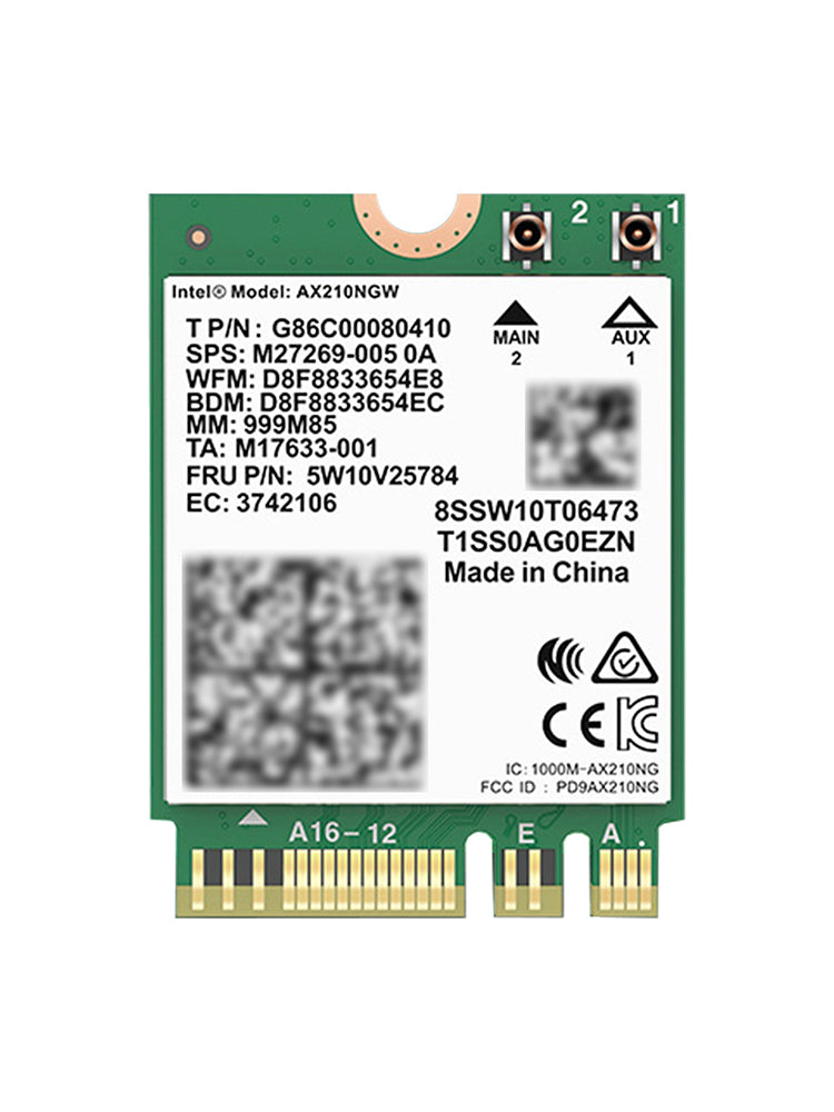 AX210 Module 5374Mbps High-Speed Wireless Gigabit Network Card Supports WIFI6