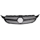 Diamond Front Grill Grille Fit Benz C-Class W205 C250 C300 C400 2015-2018