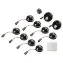10PCS Smoke LED DRL Driving Daytime Fog Tail Lights Kit for Land Rover Defender