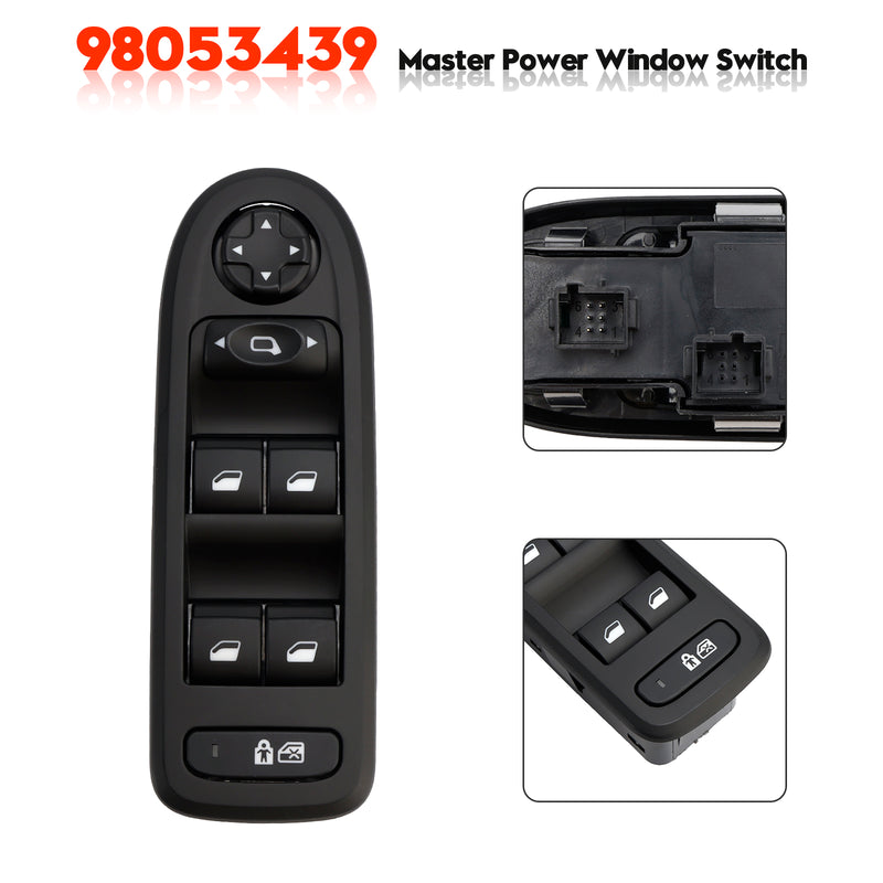 98053439 Master Power Window Switch For Peugeot 308 508 Hatchback Wagon 2008-13