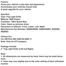 2PCS Fog Light Cover Grille Grill Fit VW Polo 9N3 GTI 2005-2009