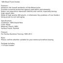 ABS Black Front Fender Fit For Touring Road King Street Glide 1989-2013