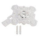 Left Car Side Mirror Glass Lens White Plastic Bracket Clip Holder for Honda