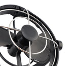 12V/24V Auto-Sensing Low-Power Draw Fan For Boats and RV Black