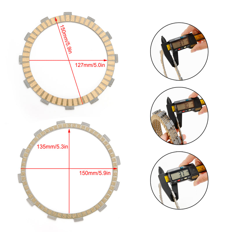 Clutch Friction Plate Kit fit for Suzuki GSF1250 Bandit 1250 ABS 2007-2011