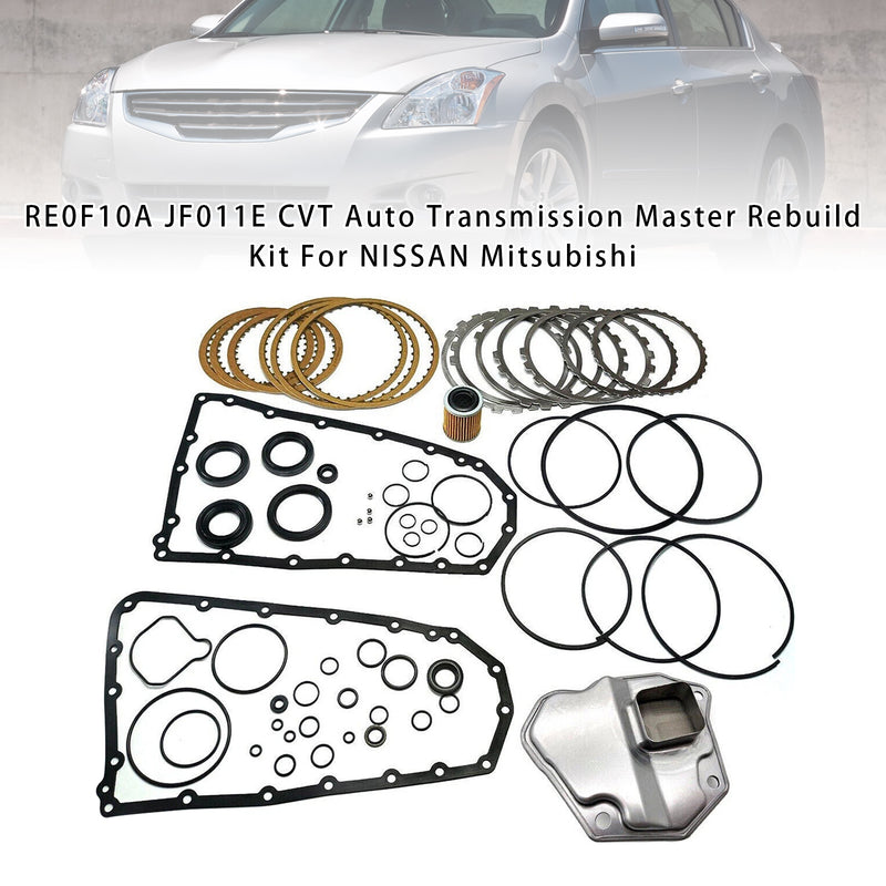 RE0F10A JF011E CVT Auto Transmission Master Rebuild Kit For NISSAN Mitsubishi