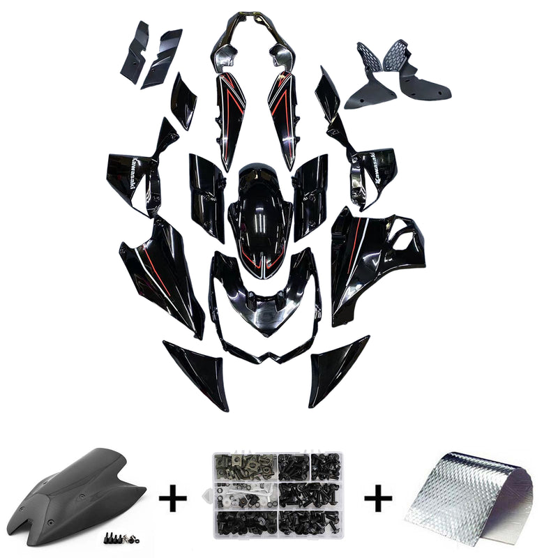 Amotopart Kawasaki Z1000 2010-2013 Fairing Kit Bodywork Plastic ABS