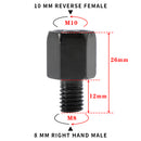 Motorcycle Mirror Adapters Adaptors Left-hand turn 10mm to 8mm Standard Thread
