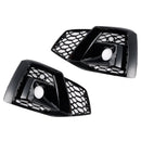 2PCS Front Bumper Fog Light Cover Grille 8W6807682T3Q7 Fit Audi S5 2020-2023