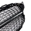 Diamond Front Grill Grille Fit Benz C-Class W205 C250 C300 C400 2015-2018